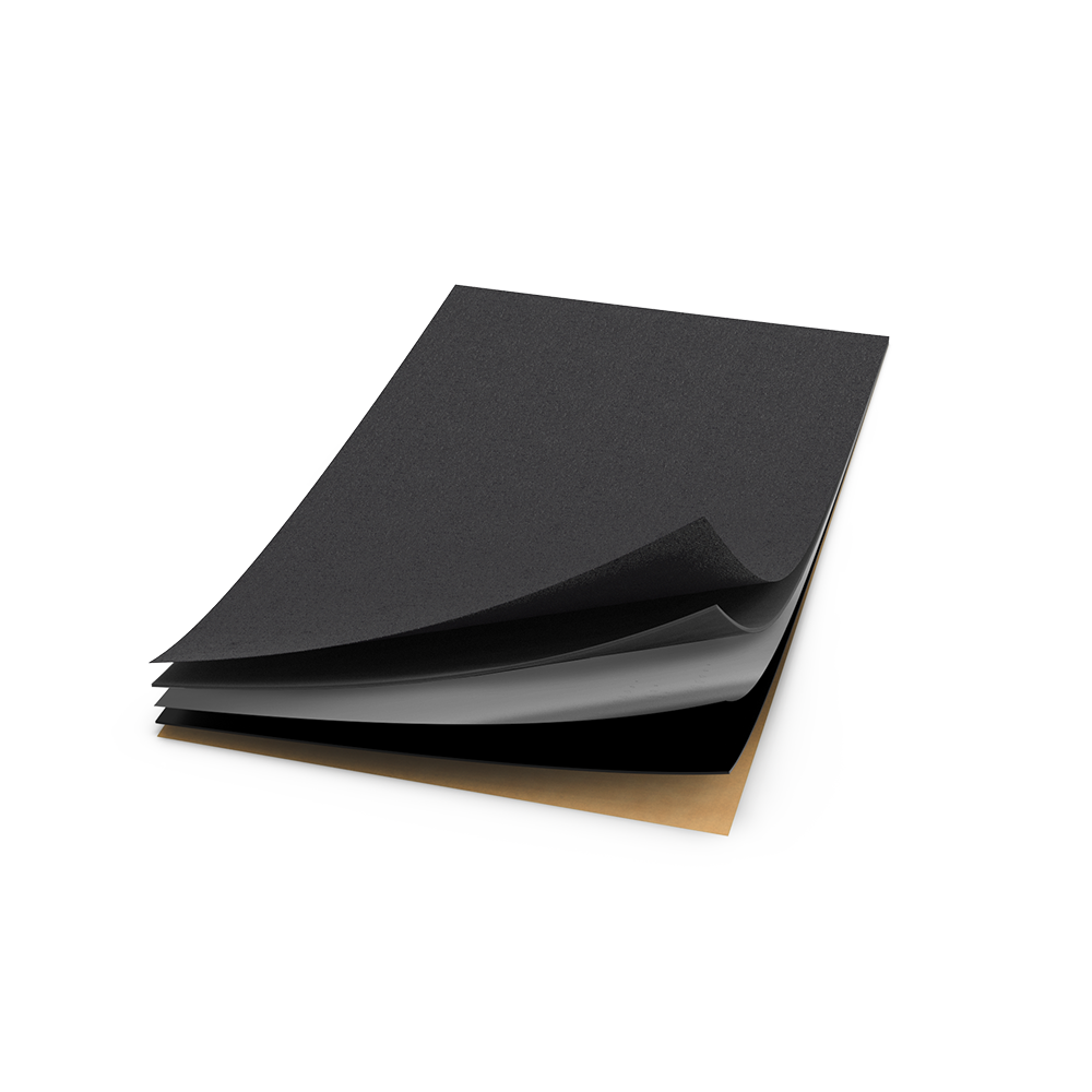 Butyl Rubber Car Deadening Mat 3 In 1 Black non-woven Fabric