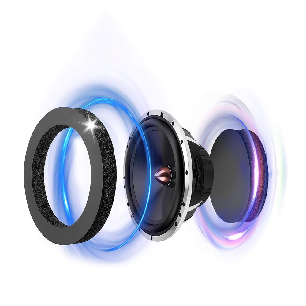 6.5" Car Speaker Foam Rings For Car Audio Sound Deadening - Image 3